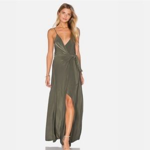 Misa Los Angeles olive green Veronika dress